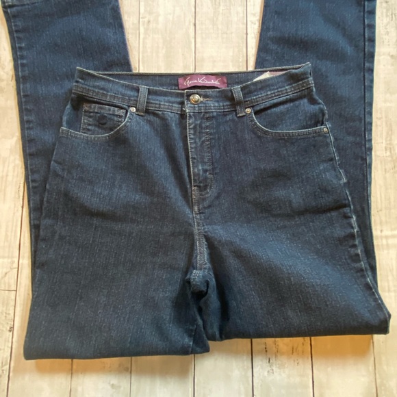 Gloria. Vanderbilt Amanda Womens Stretch Jeans (8) High Waist - Picture 2 of 5